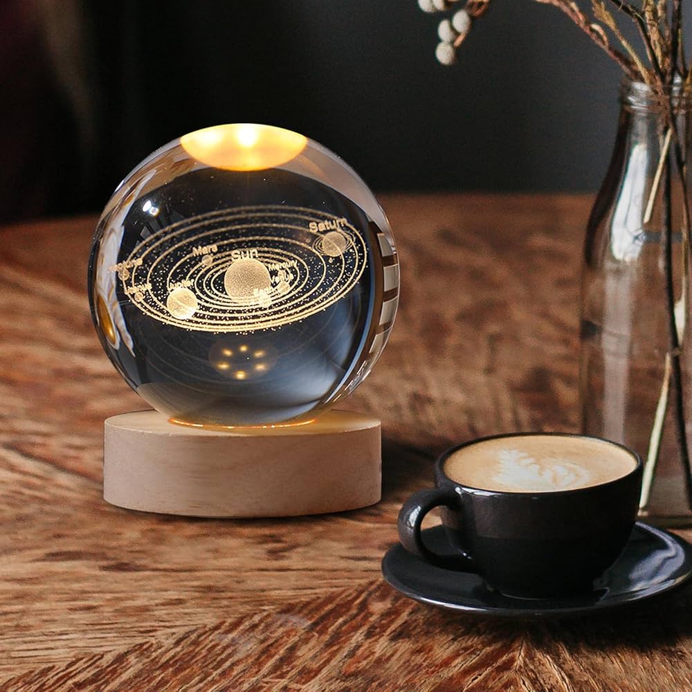 3D Crystal Ball Lamp